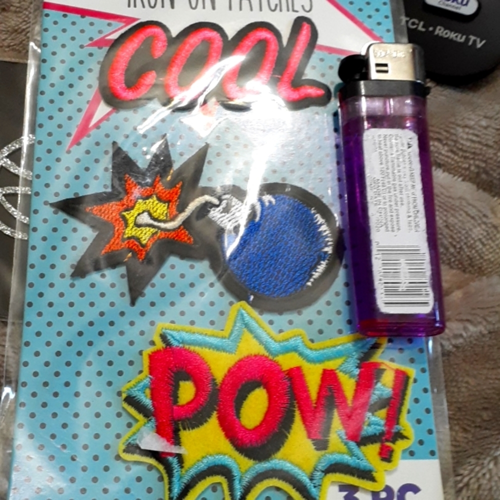 Pow Iron On Patches